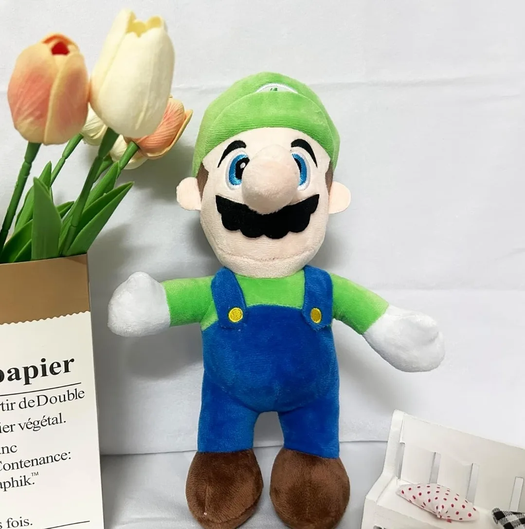 10-inch Luigi Plush Toy – Soft Gift for Kids & Fans image indicator(6)