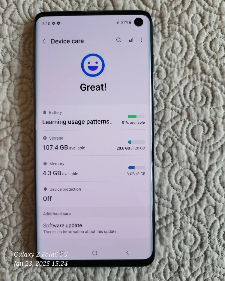 Samsung S10, unlocked , 128 GB , LIKE NEW !! image indicator(6)