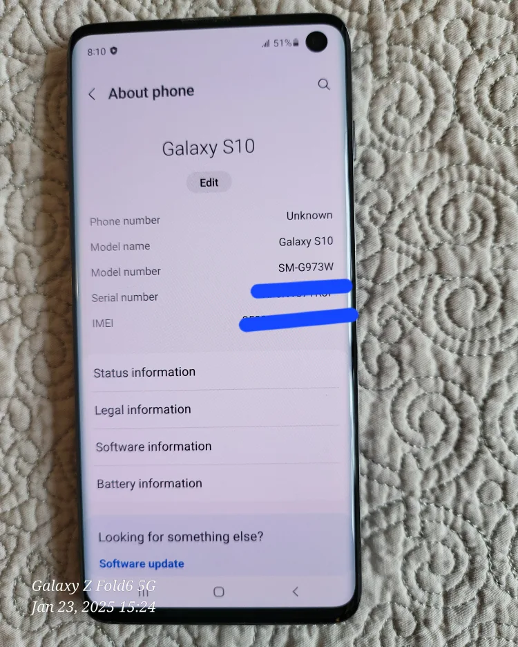 Samsung S10, unlocked , 128 GB , LIKE NEW !! image indicator(8)