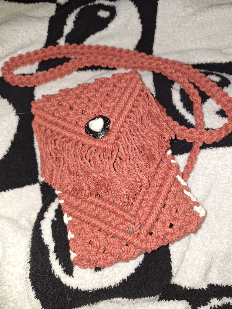 Crochet Phone Crossbody Bag - photo 3