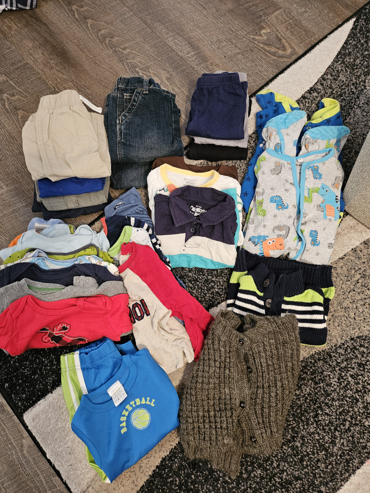 Bundle of Baby Boy Clothes Size 6-12 Months