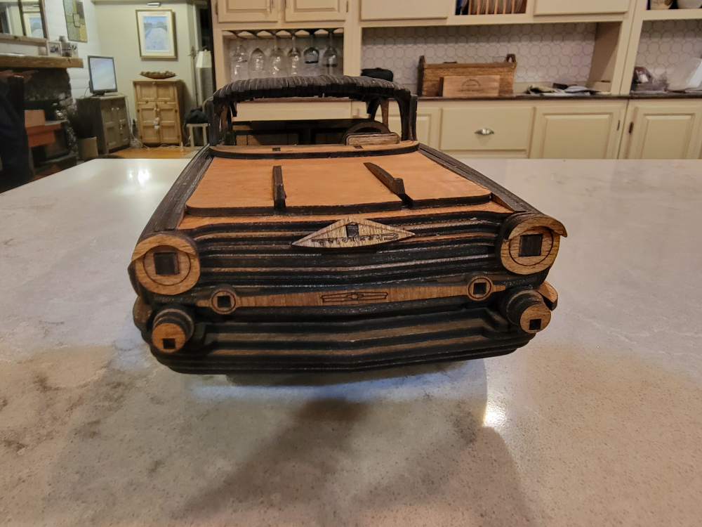 Chevrolet 1957 Classic Wooden Model Car Kit - photo 3