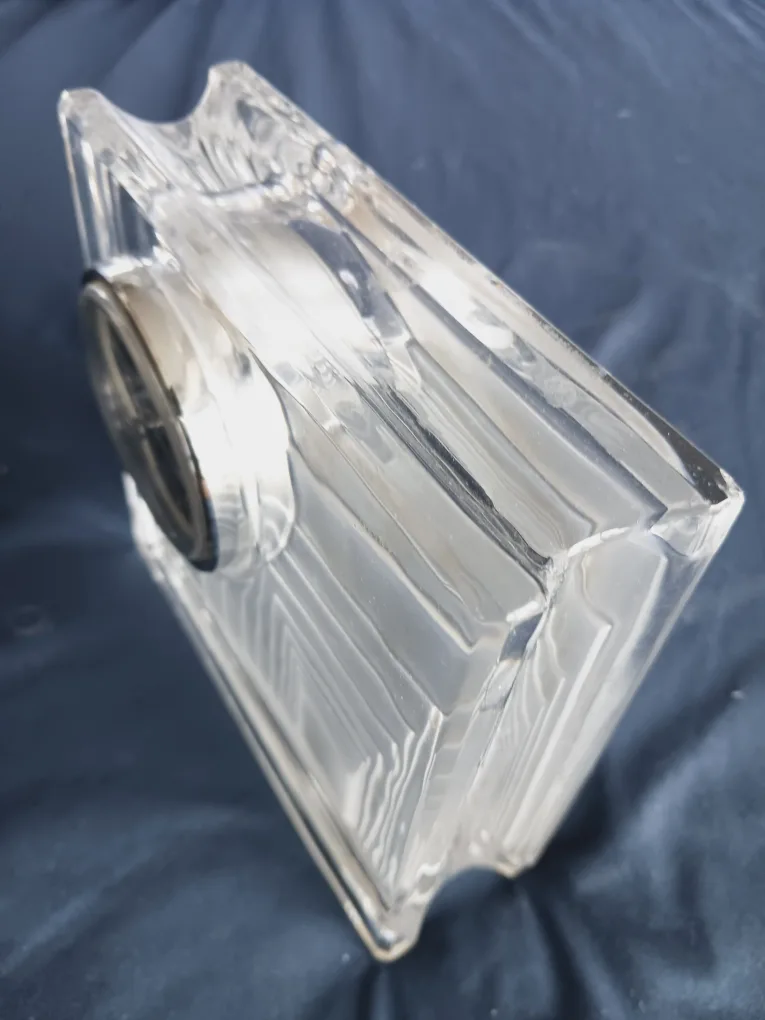 🇨🇦 collector's Elegant vintage Daum Crystal Clock image indicator(2)