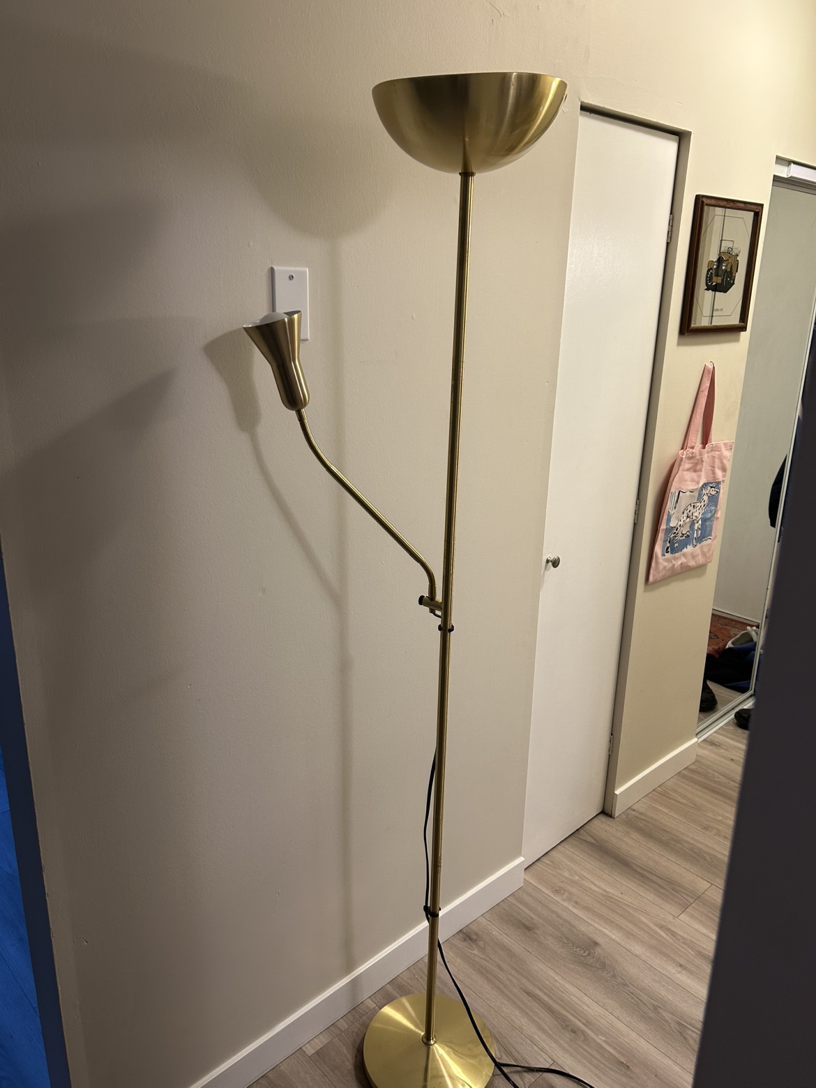 Gold floor lamp - photo 2