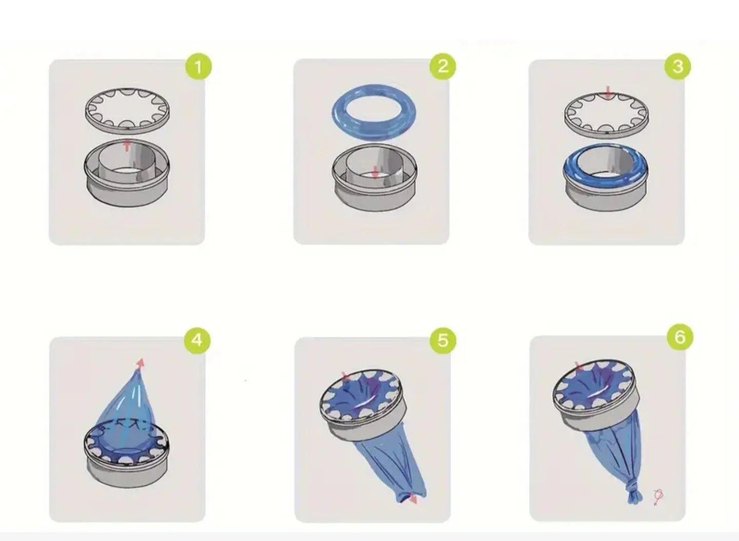 Diaper Genie Pail Refills - Blue - 10 count image indicator(3)