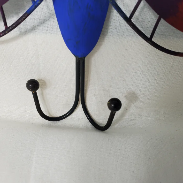 Metal Butterfly Wall Hook set of 2 image indicator(3)