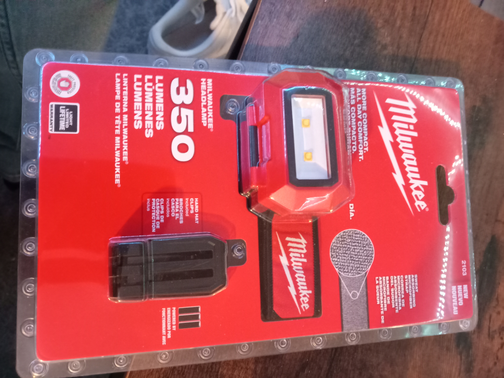 Milwaukee head lamp
