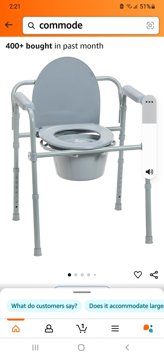 Drive Medical Bedside Commode Chair - photo 2