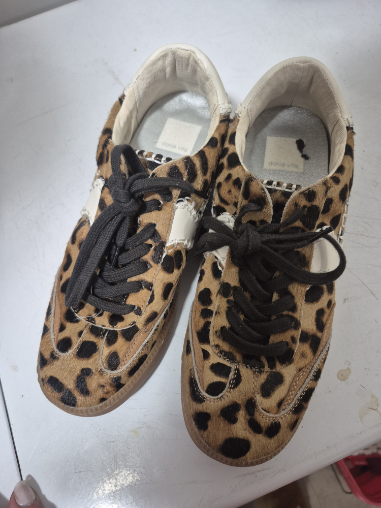 Dolce Vita Leopard Print Sneakers