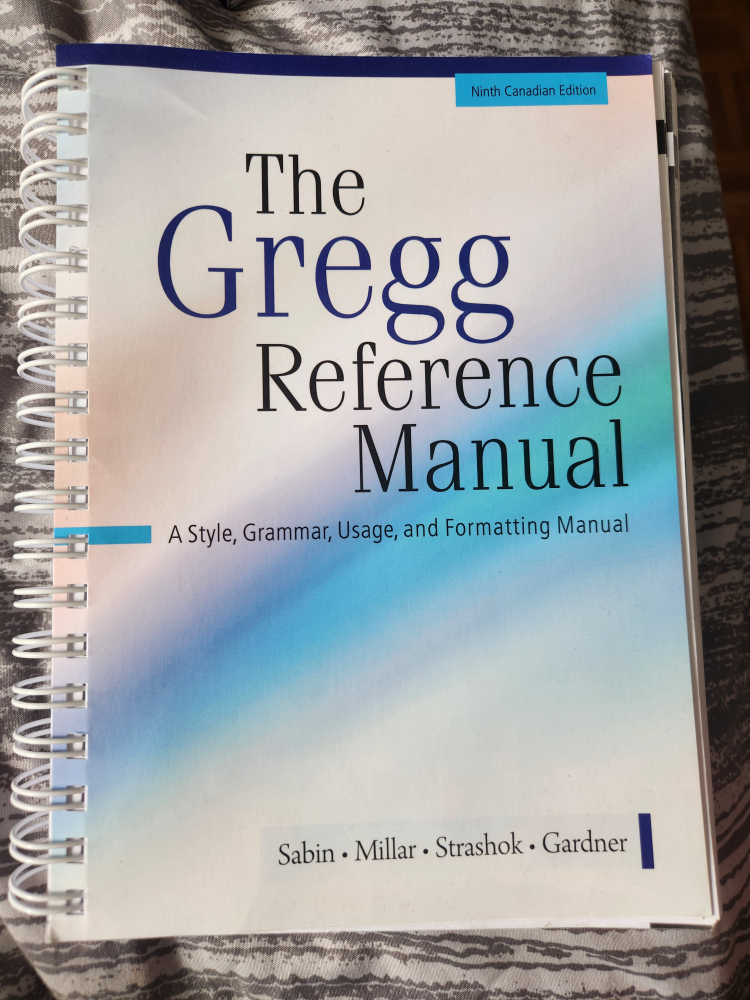 The Gregg Reference Manual - Ninth Canadian Edition