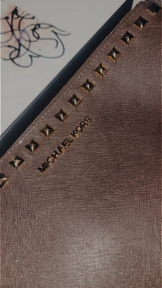 Michael Kors Selma Studded Zip Clutch image indicator(6)