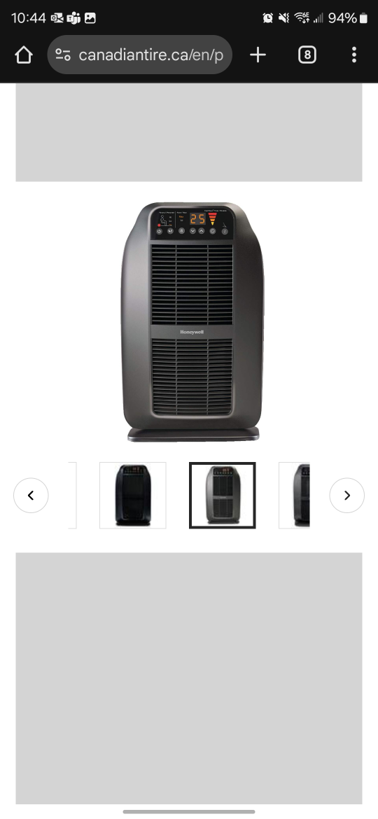 Honeywell HeatGenius Ceramic Heater - photo 2