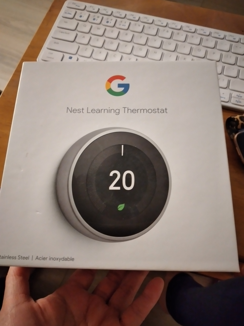Nest Learning Thermostat - Stainless Steel