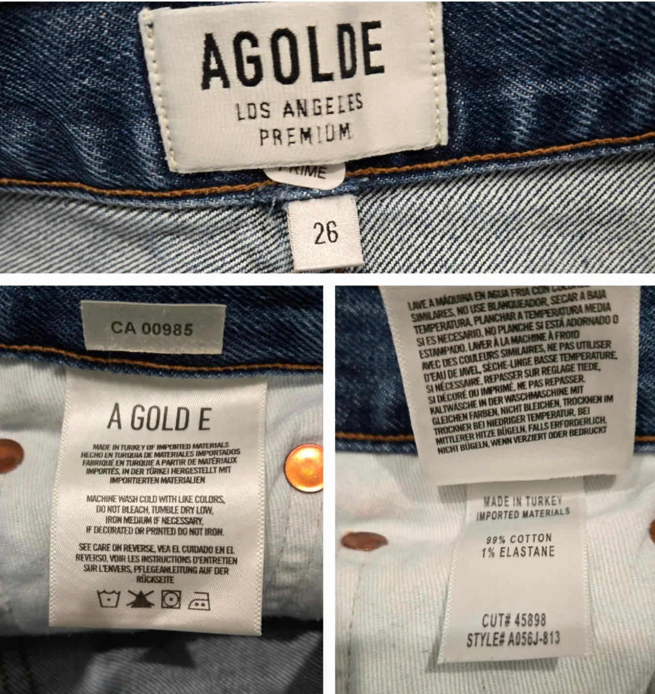 Women's Riley High Rise Distressed Straight Crop in Veto Size 26 image indicator(9)