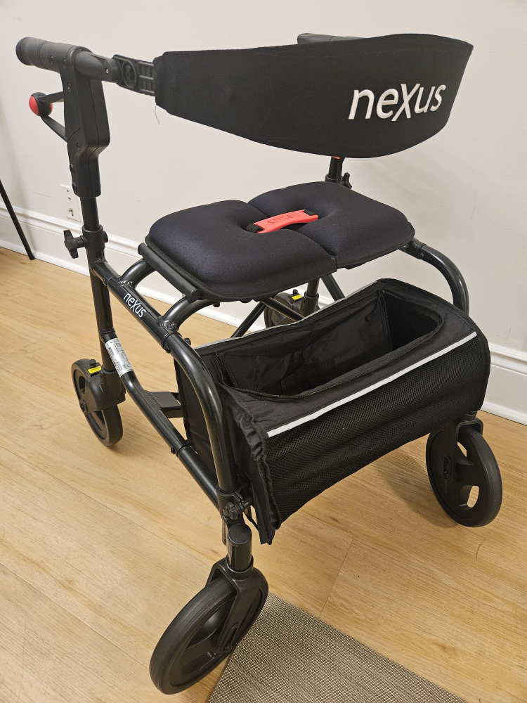 NEW- Purchased Jan 2025- Nexus 3 Rollator Walker