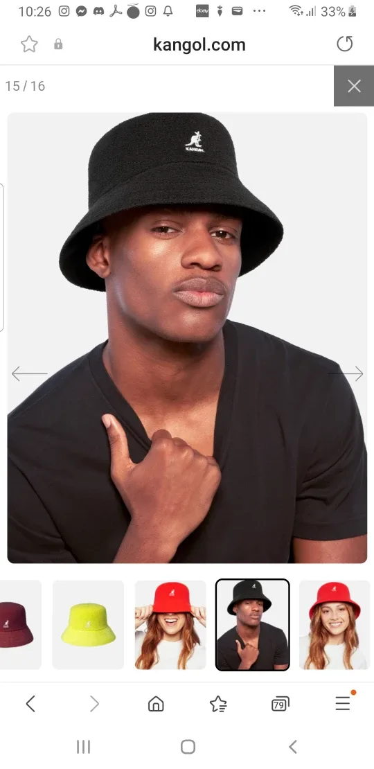 KANGOL -unisex- Bermuda Bucket Hat - Black image indicator(6)