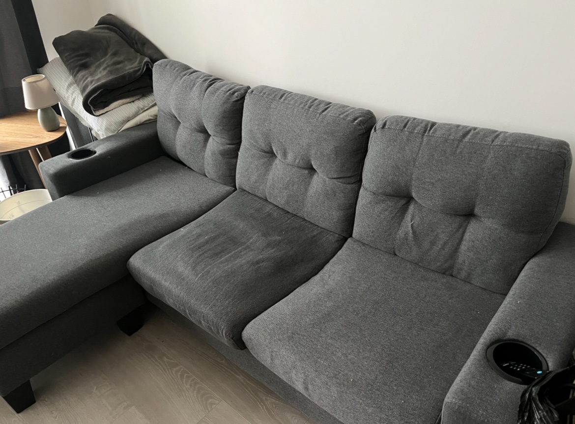 Grey couch - photo 3