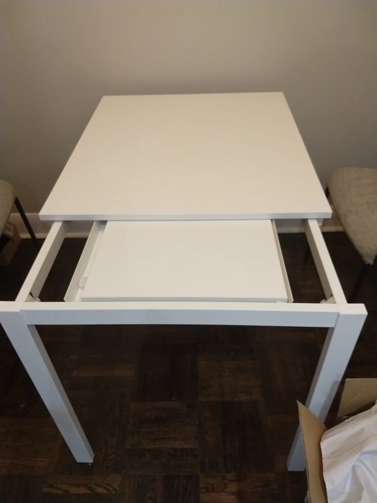 IKEA 003.751.26 VANGUSTA  White Extendable Table - photo 4