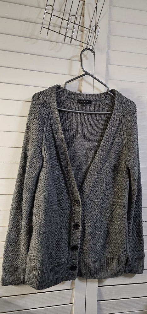 Talula Grey Knit Cardigan - Size XS