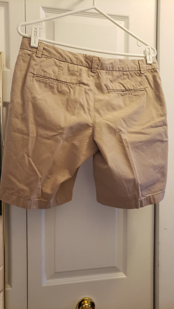 Women's UNIQLO Beige Cotton Shorts Size M - photo 2