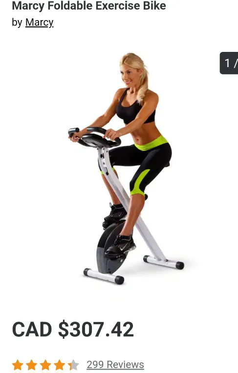 Marcy Foldable Exercise Bike image indicator(5)