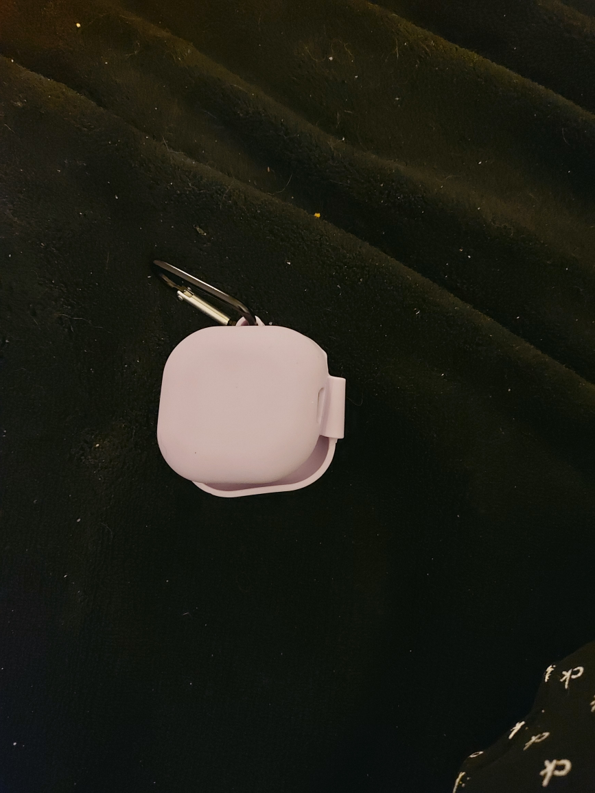 Purple Silicone Case with Carabiner