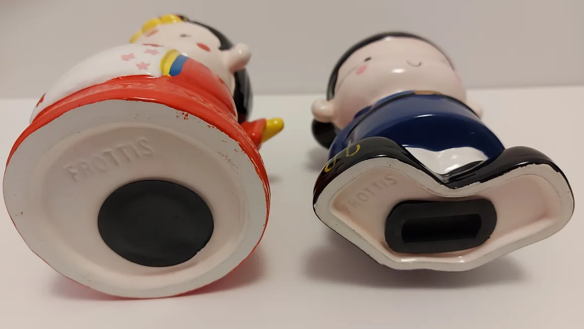 Charming Korean Couple Frottis Ceramic Coin Banks image indicator(6)