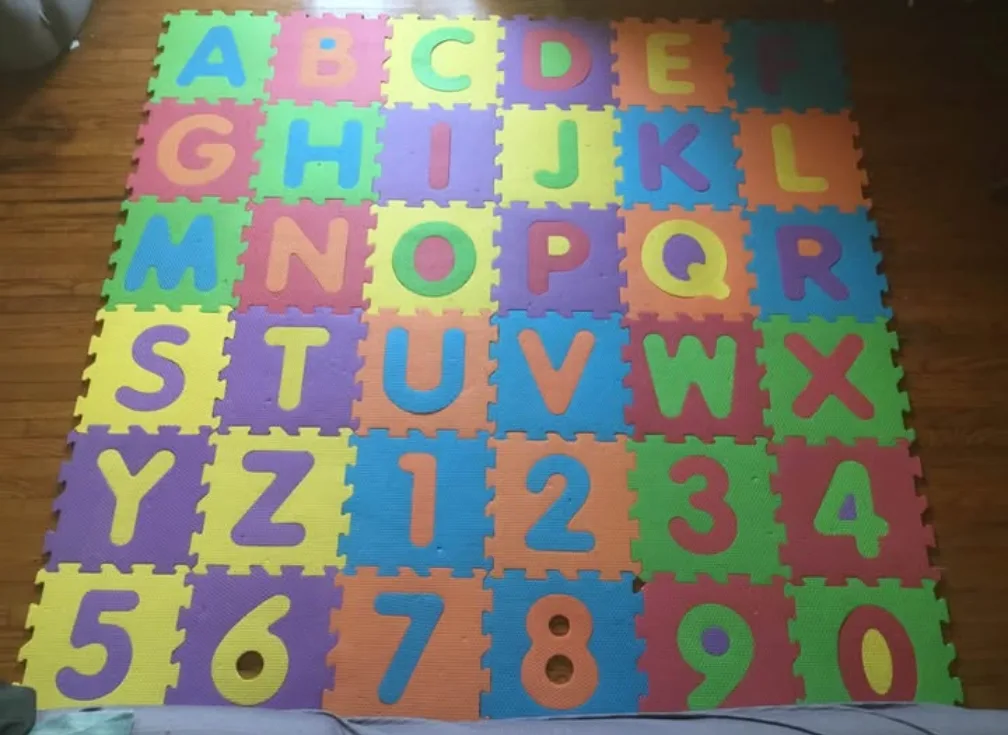 Alphabet and Number Foam Play Mat thumbnail