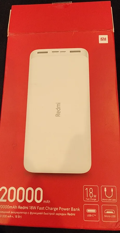 Xiaomi Redmi 20000mAh 18W Fast Charge Power Bank image indicator(2)