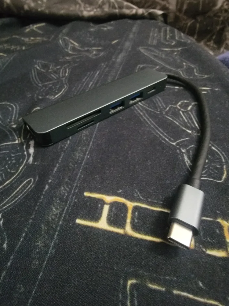 USB C HUB 4K Type C to HDMI-compatible.TF SD Multi Converter image indicator(6)