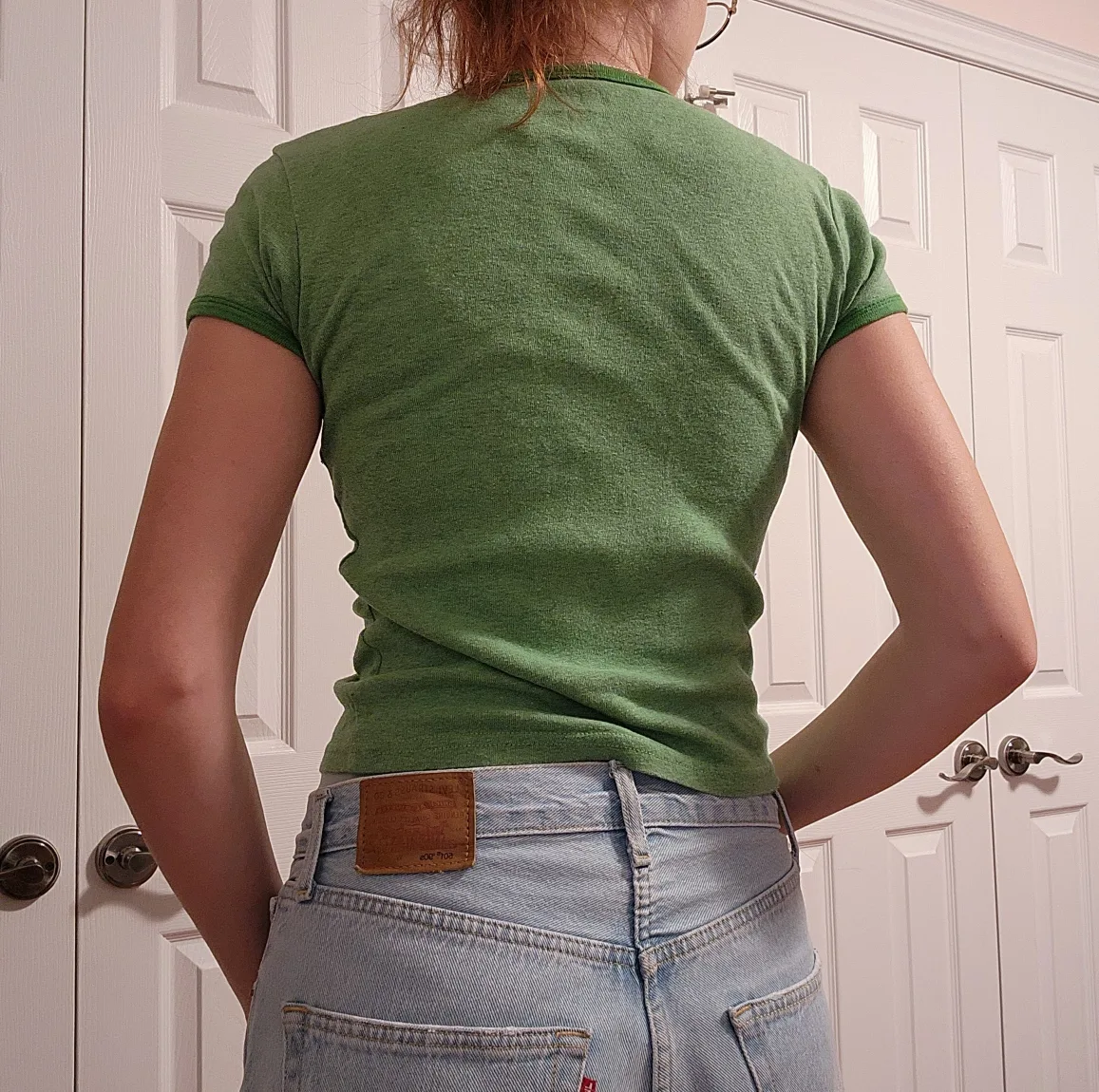 Plain Green T-shirt image indicator(3)