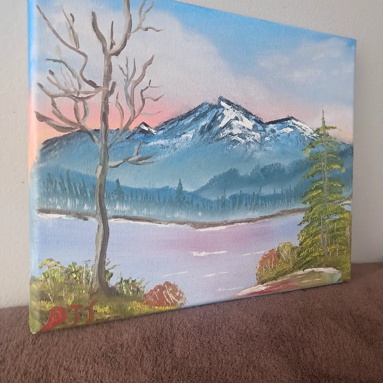 Original Oil Painting Landscape on Canvas image indicator(3)