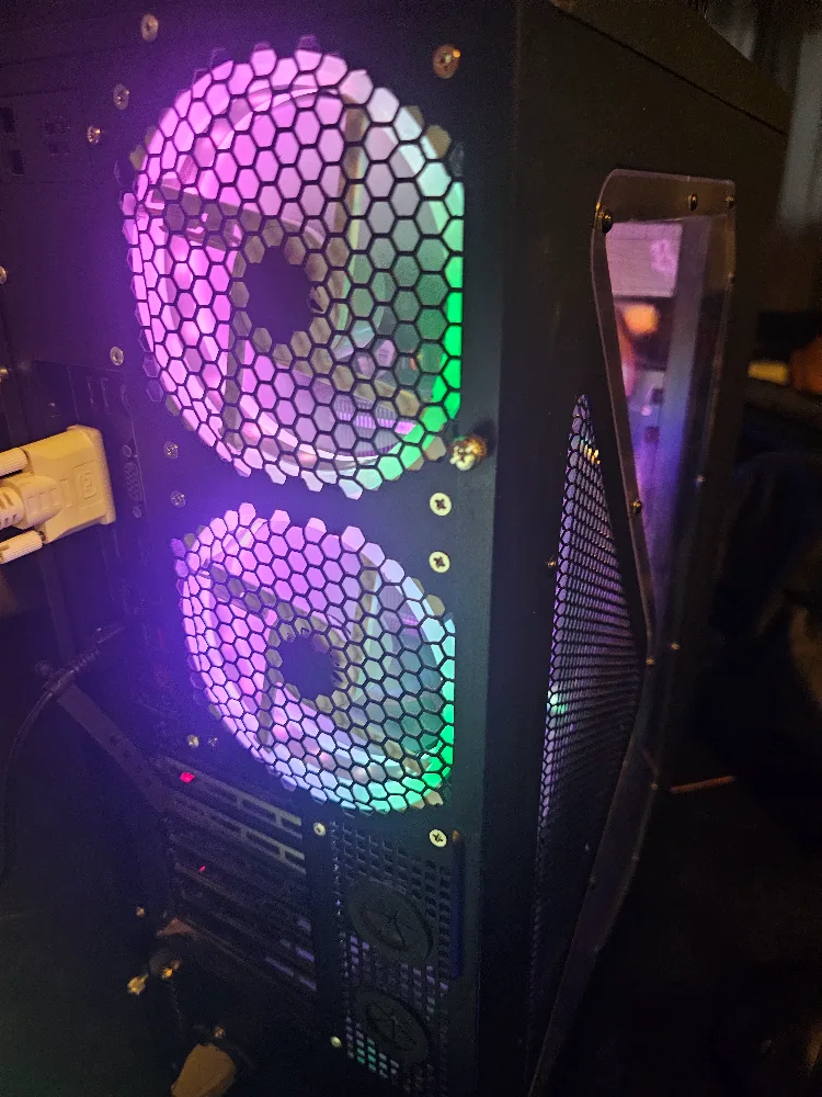 Gaming PC Setup - Monitor, Keyboard, Tower image indicator(3)