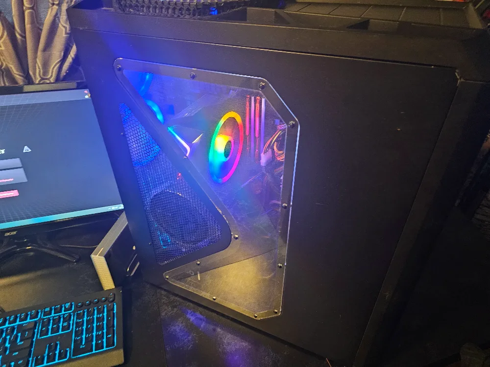 Gaming PC Setup - Monitor, Keyboard, Tower image indicator(6)