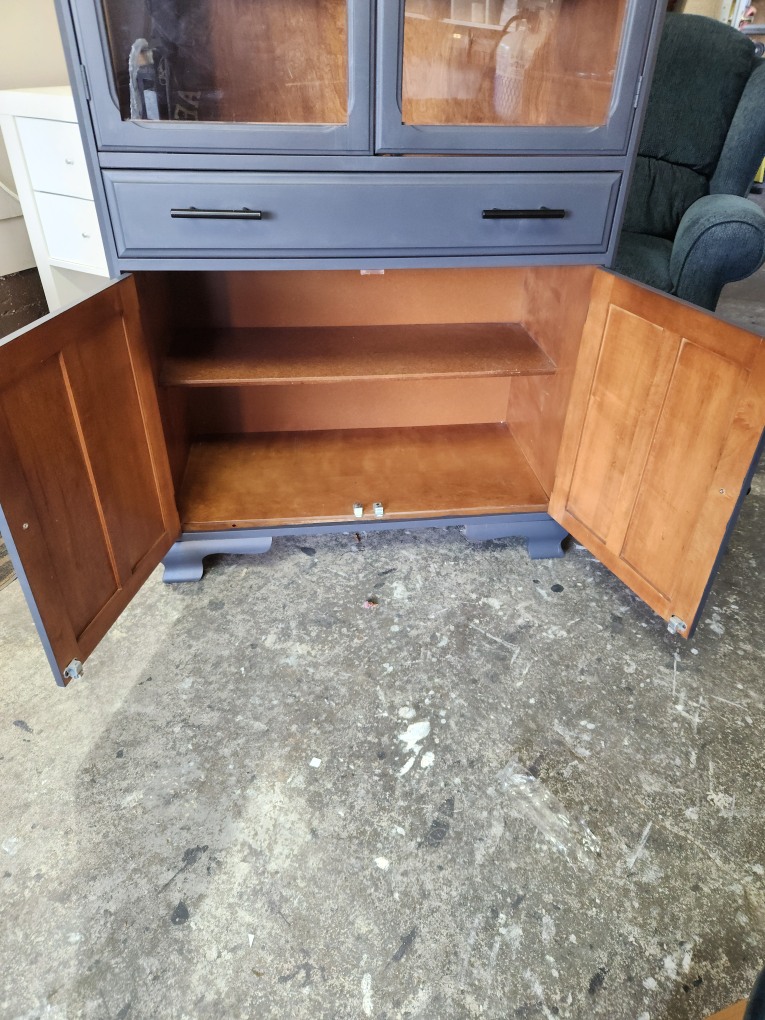 Vintage Refinished Display Cabinet - photo 3