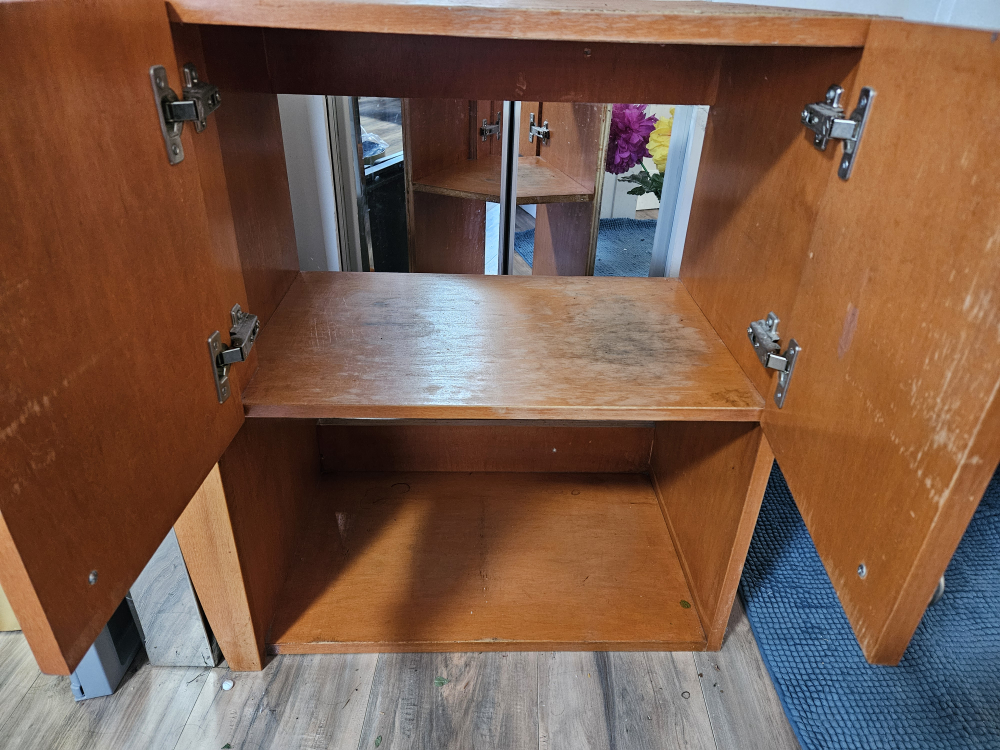 Wooden Cabinet with Two Doors - photo 2