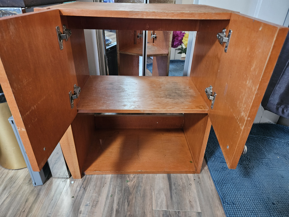 Wooden Cabinet with Two Doors - photo 4