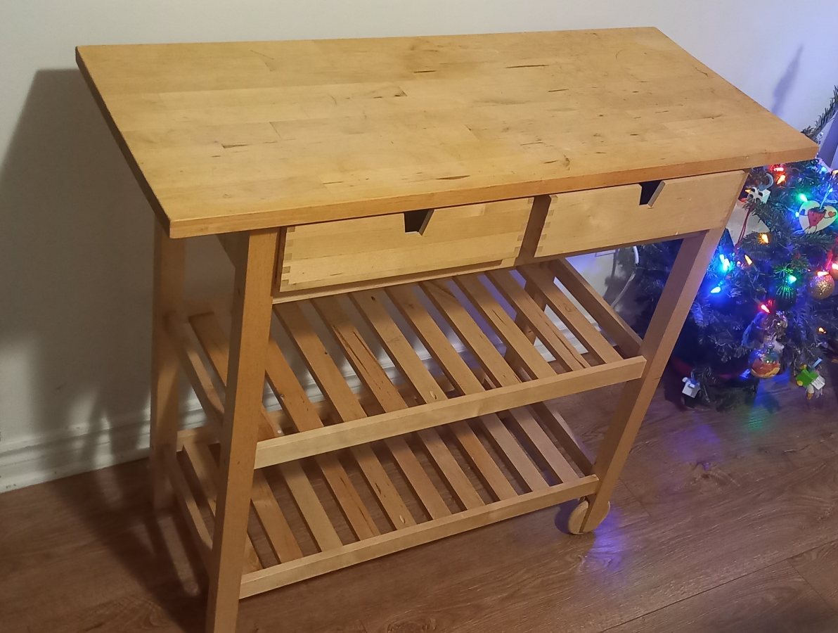 ikea Kitchen Cart with Two Drawers
