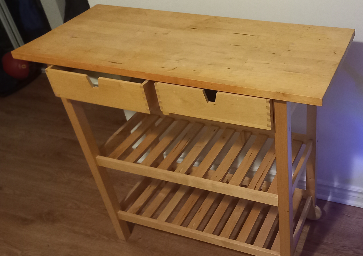 ikea Kitchen Cart with Two Drawers - photo 2