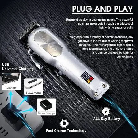 COMZIO Cordless Electric Hair Clippers for Men (Brand New) image indicator(8)