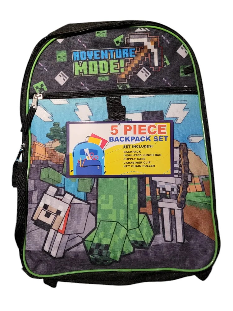 Minecraft Bag Set image indicator(5)