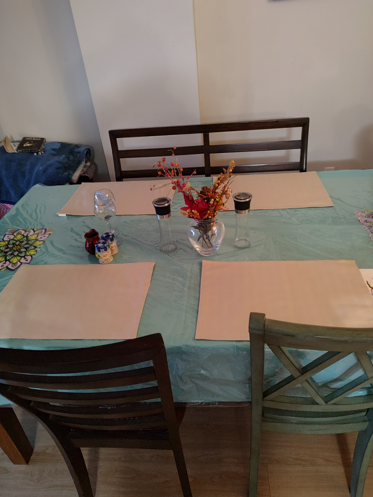 Set of four placemats