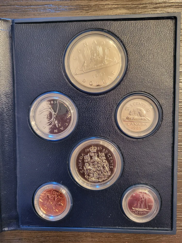 1985 Canadian Proof Coin Set image indicator(3)