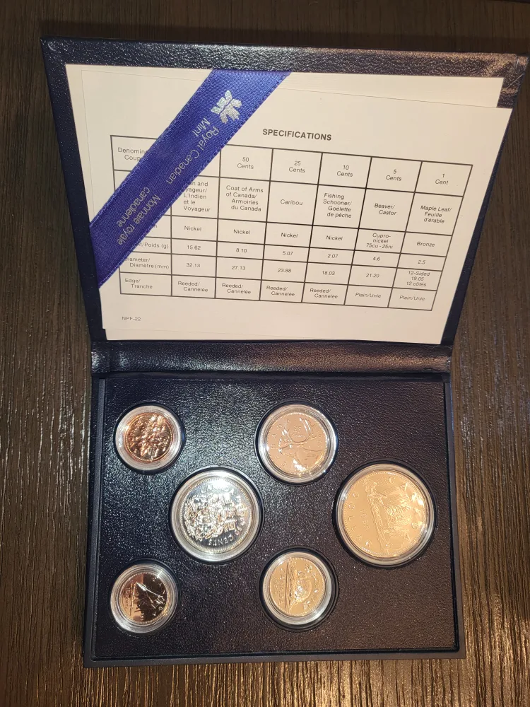 1985 Canadian Proof Coin Set image indicator(4)