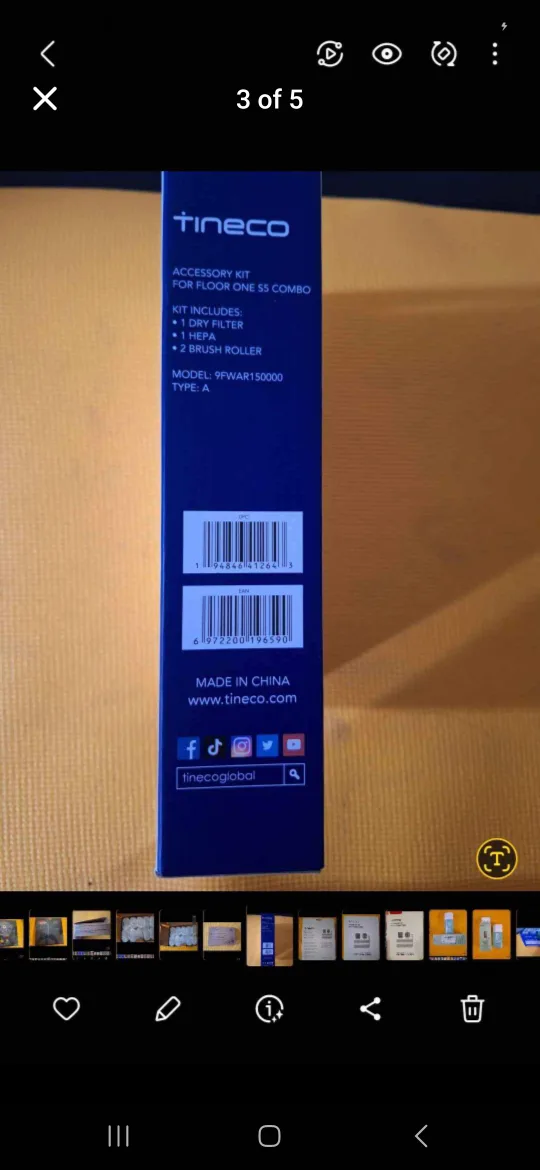 Tineco Floor One S5 Combo Accessory Kit image indicator(3)