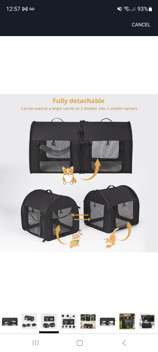 double cat carrier - photo 4