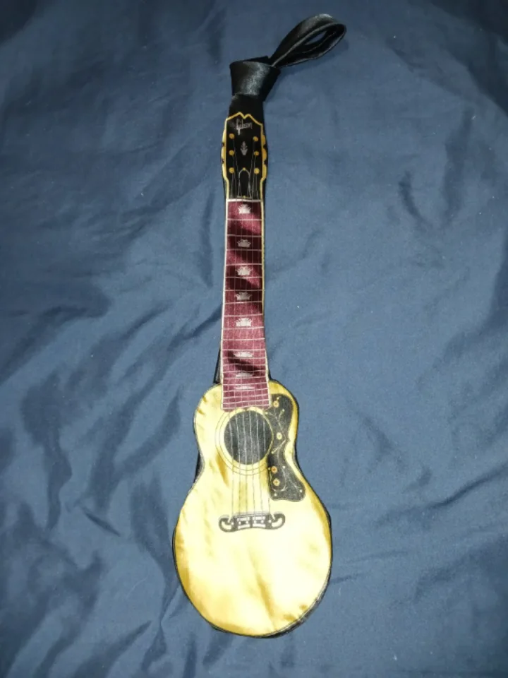 👉👔🎸🎶 fun classy Gibson Guitar Silk Designer Tie image indicator(2)