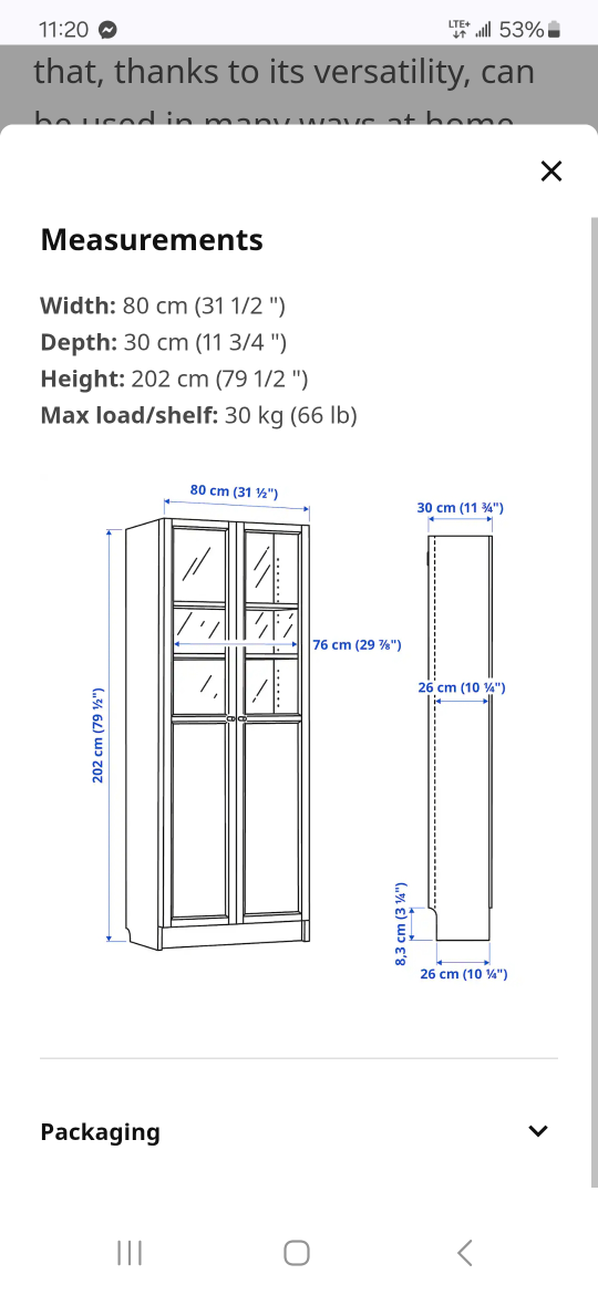 IKEA Billy Bookcase, Black - photo 2