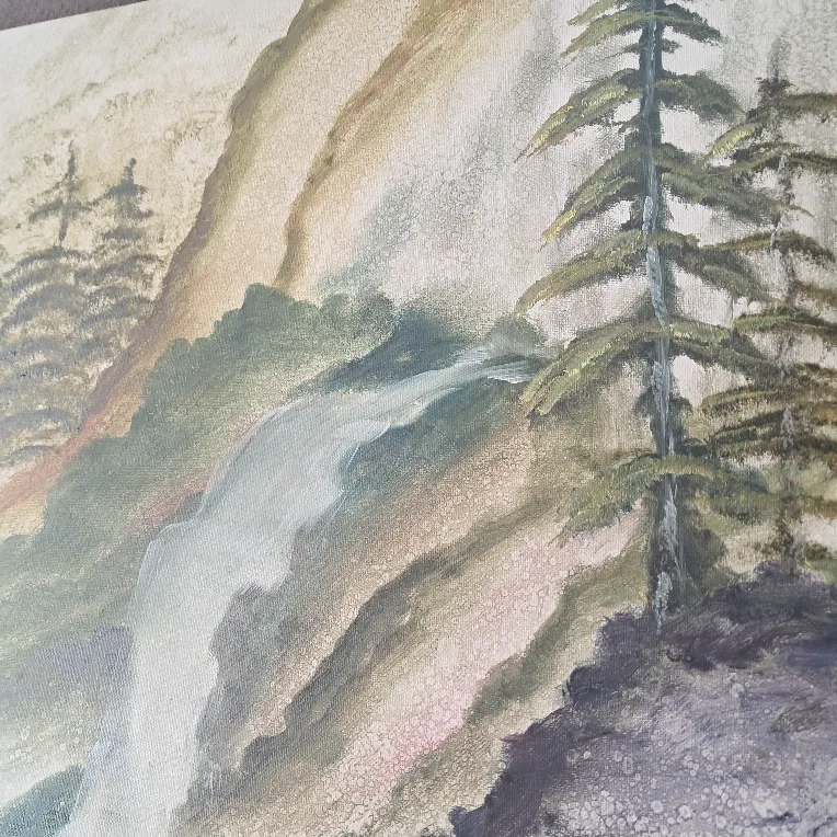 Original Waterfall Landscape Painting image indicator(4)