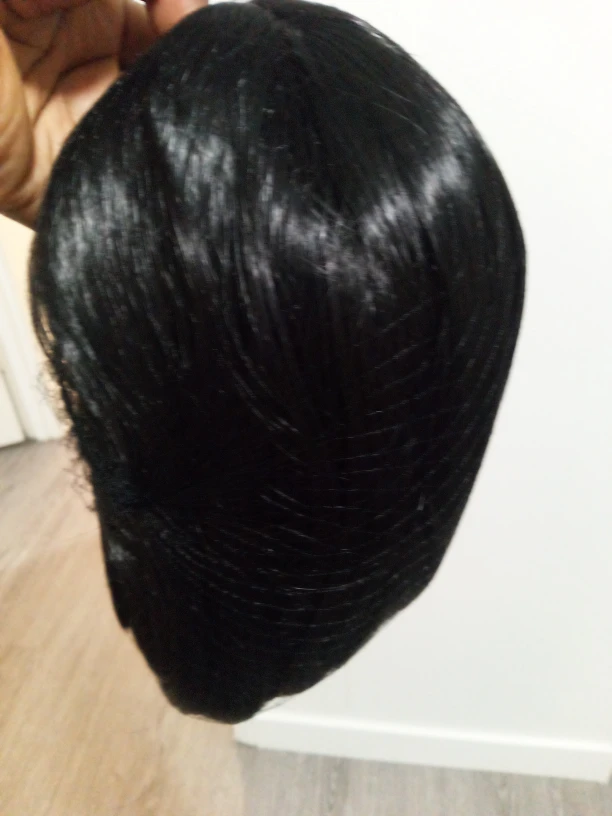 12-inch Black Bob Wig - photo 4